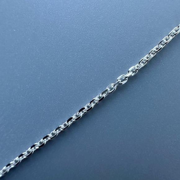 Sterling Silver CZ Cheetah Necklace - Picture 6 of 10